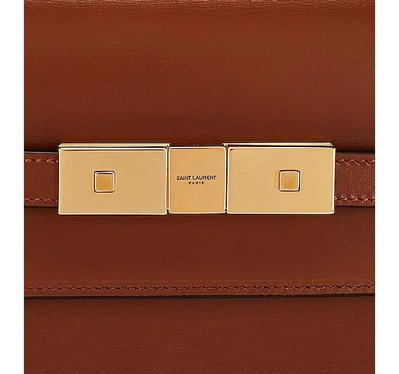 Túi Saint Laurent Leather Shoulder 'Brown' 579271-0SXPW-6362 — ảnh 3