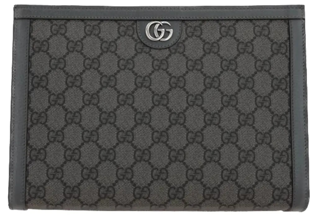Túi Gucci Ophidia GG Pouch 'Grey Black' 760243-UULBN-1244
