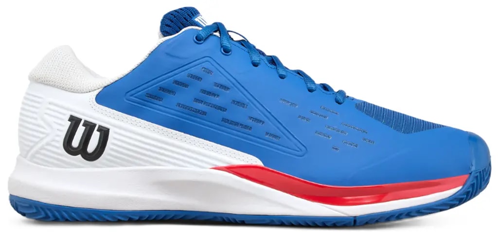 Giày Wilson Rush Pro Ace Clay 'White Blue' WRS334390U — kich-thuoc: 41 1/3