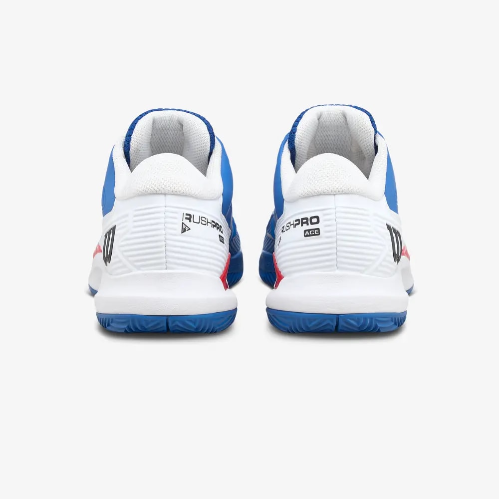 Giày Wilson Rush Pro Ace Clay 'White Blue' WRS334390U — ảnh 2