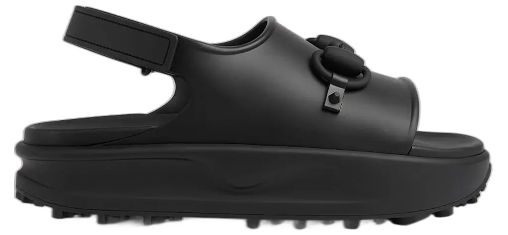 Dép Gucci Horsebit Flatform Sandal 'Black' 747752-JAAC9-1000 — kich-thuoc: 36