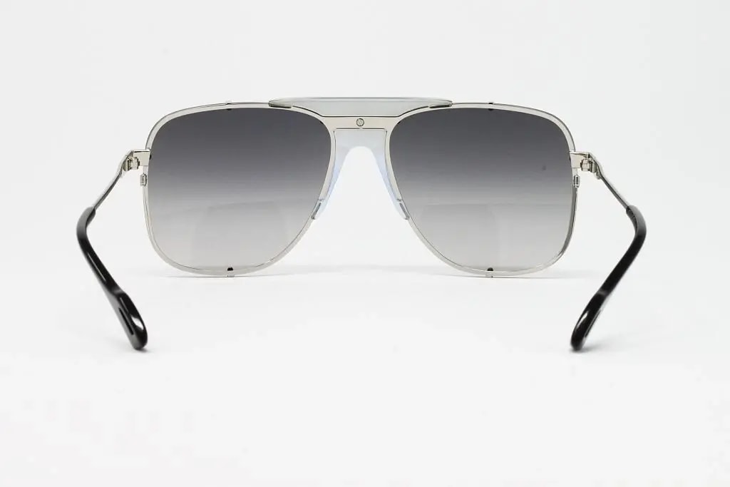 Kính Gucci Sunglasses Web Aviator 'Grey' GG0739S-001 — ảnh 2