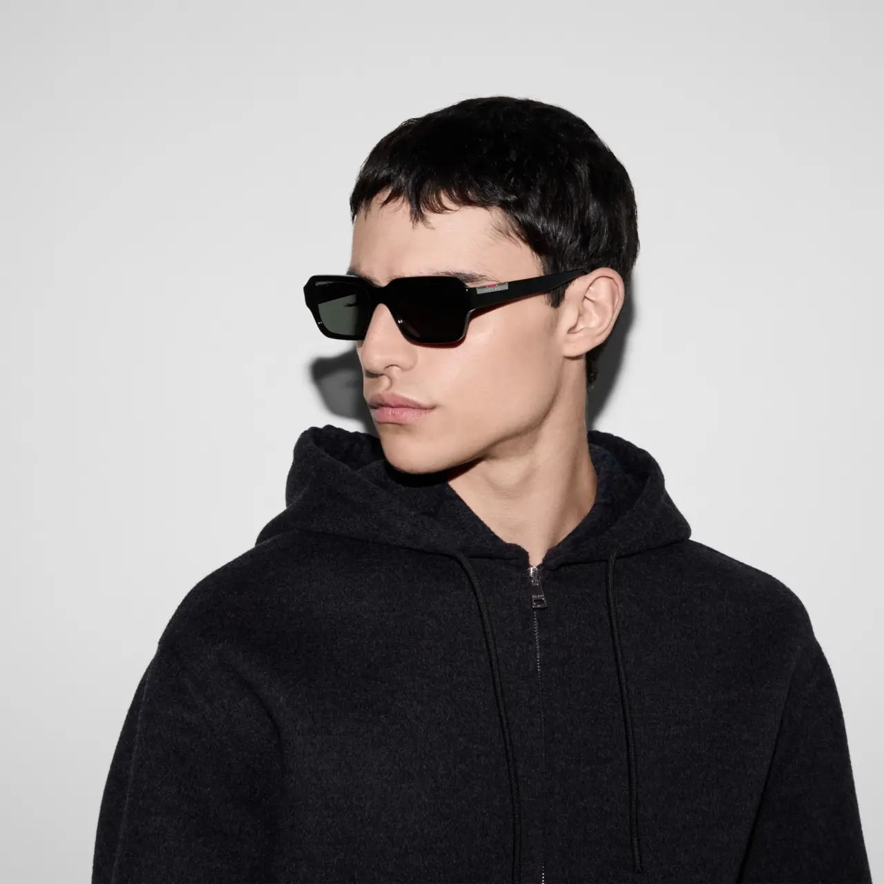 Kính Gucci Rectangular Frame Sunglasses 'Black' 819699-J0740-1012 — ảnh 3