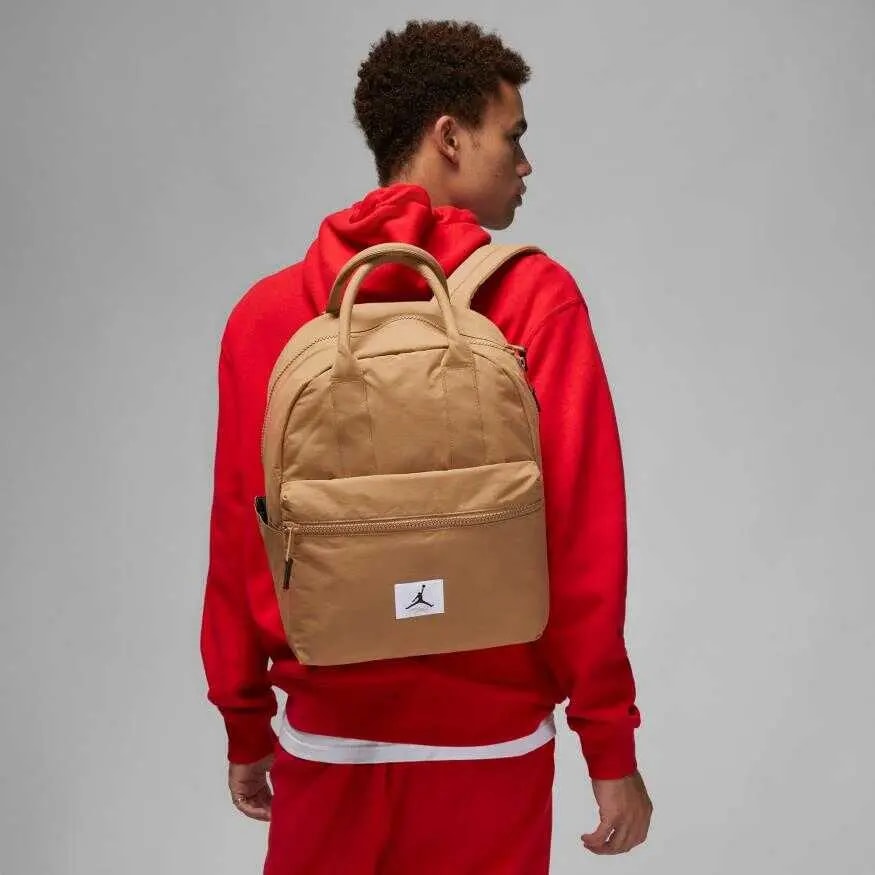 Balo Nike Air Jordan Flight Logo Backpack 'Hemp' FD6769-258 — ảnh 4