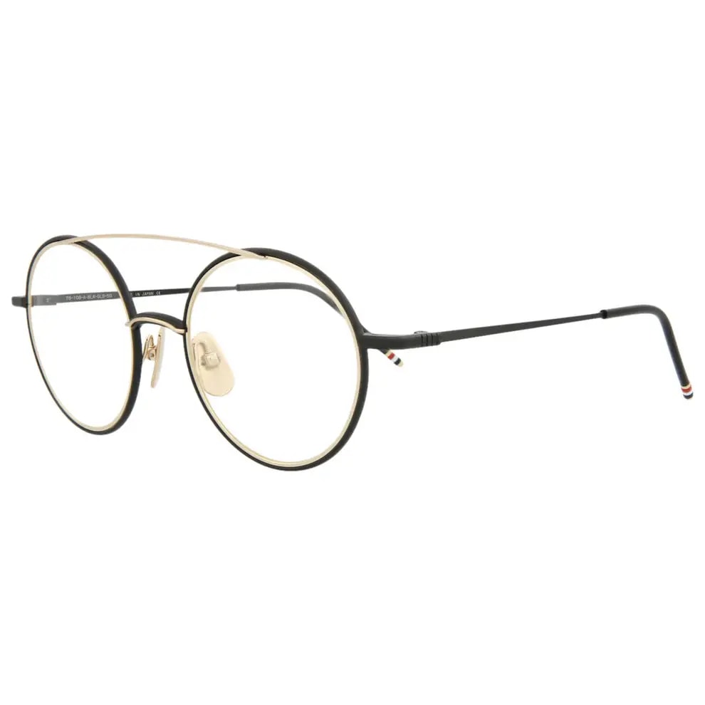 Kính Thom Browne Aviator-Frame Metal Optical 'Black' TB108-ABLKGLD-50 — ảnh 3