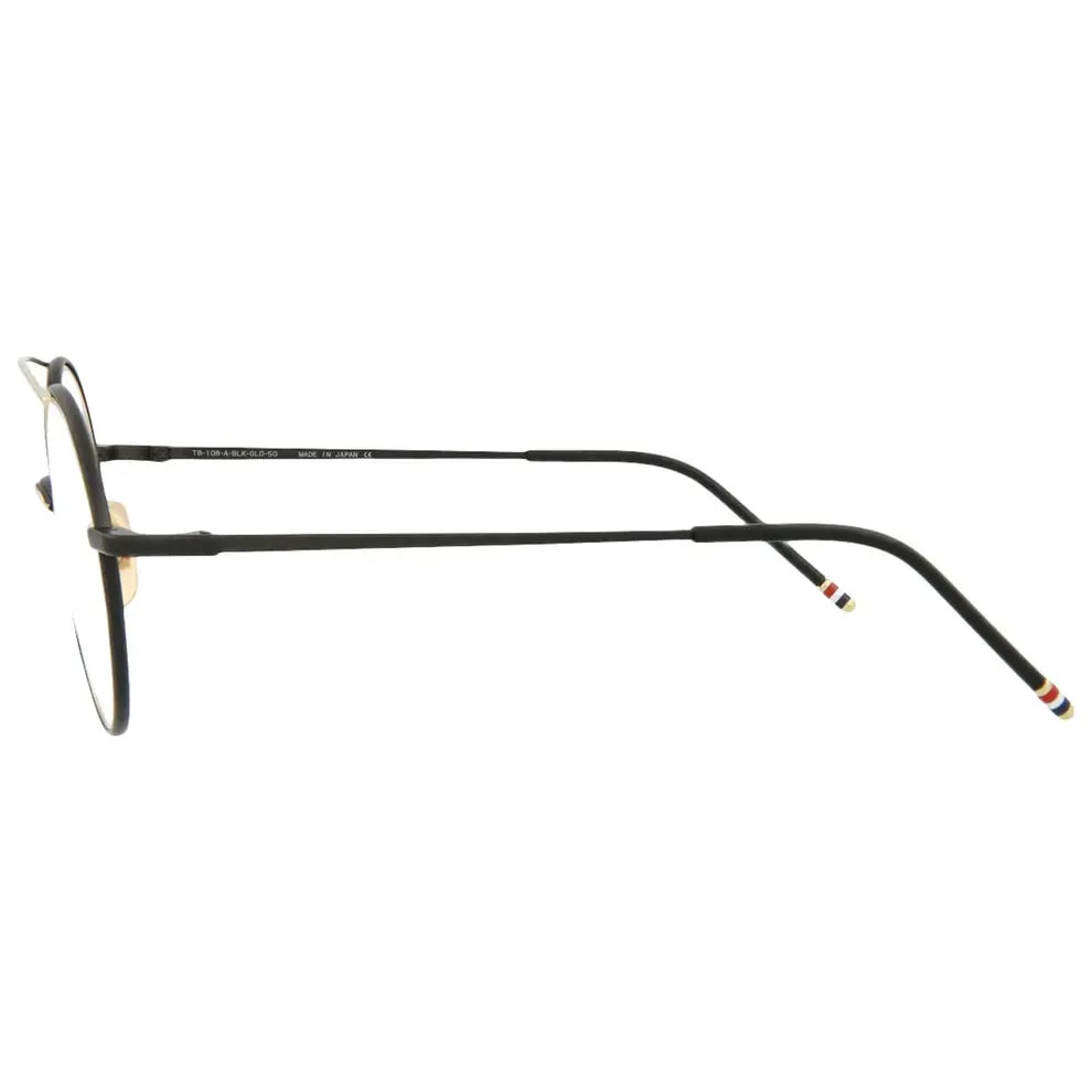 Kính Thom Browne Aviator-Frame Metal Optical 'Black' TB108-ABLKGLD-50 — ảnh 2