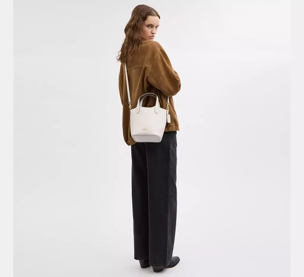 Túi Coach Hanna Bucket Bag 'White' CR168-IMCHK — ảnh 2
