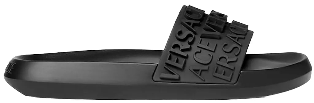 Dép Versace Logo Sliders 'Black' 1008730-1A05628-1B000 — kich-thuoc: 39