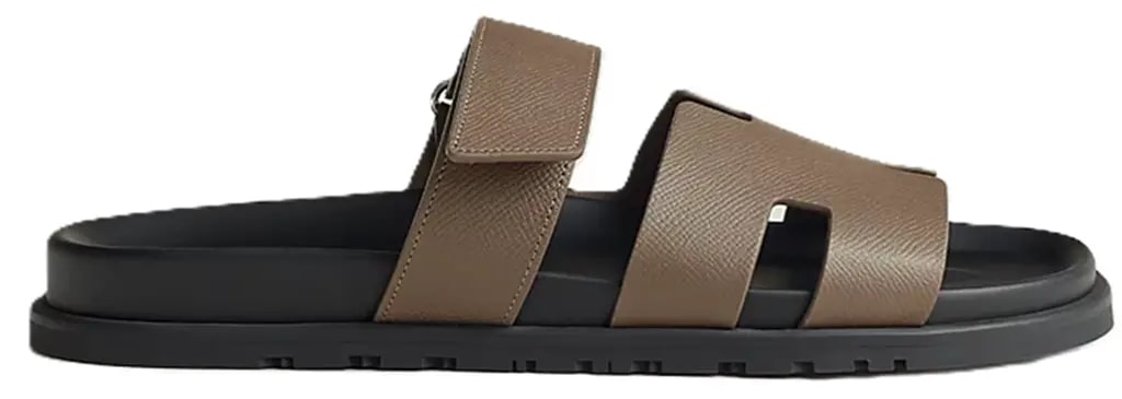 Dép Hermes Chypre Sandal 'Brown Black' H222857ZHX3390 — kich-thuoc: 41