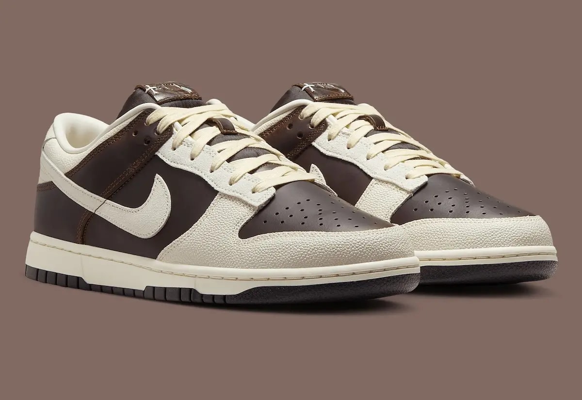 Giày Nike Dunk Low Retro 'Fauna Brown Soft Pearl' IH7333-200 — ảnh 5
