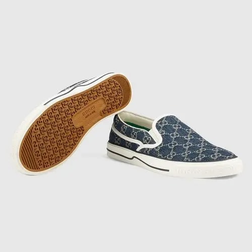 Giày Gucci Tennis 1977 Slip-on 'Blue' 643489-2HK20-4465 — ảnh 2