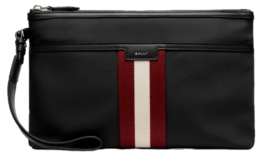 Túi Bally Code Pouch 'Black' 6310504 Túi Bally Code Pouch 'Black' 6310504