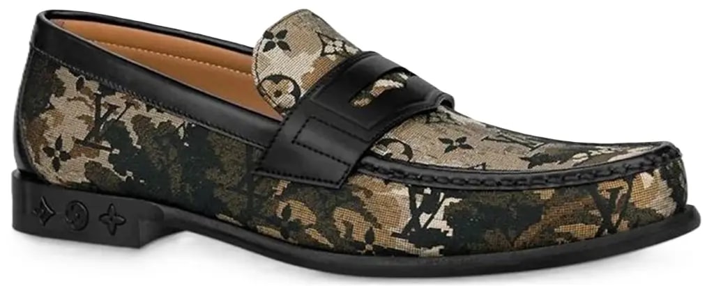 Giày Louis Vuitton Loafers 'Brown Camouflage Monogram' 1A8J3I — kich-thuoc: 41