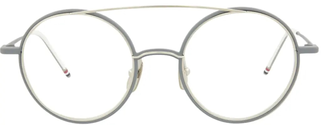 Kính Thom Browne Aviator-Frame Metal Optical 'Silver' TB108-BGRYSLV-50