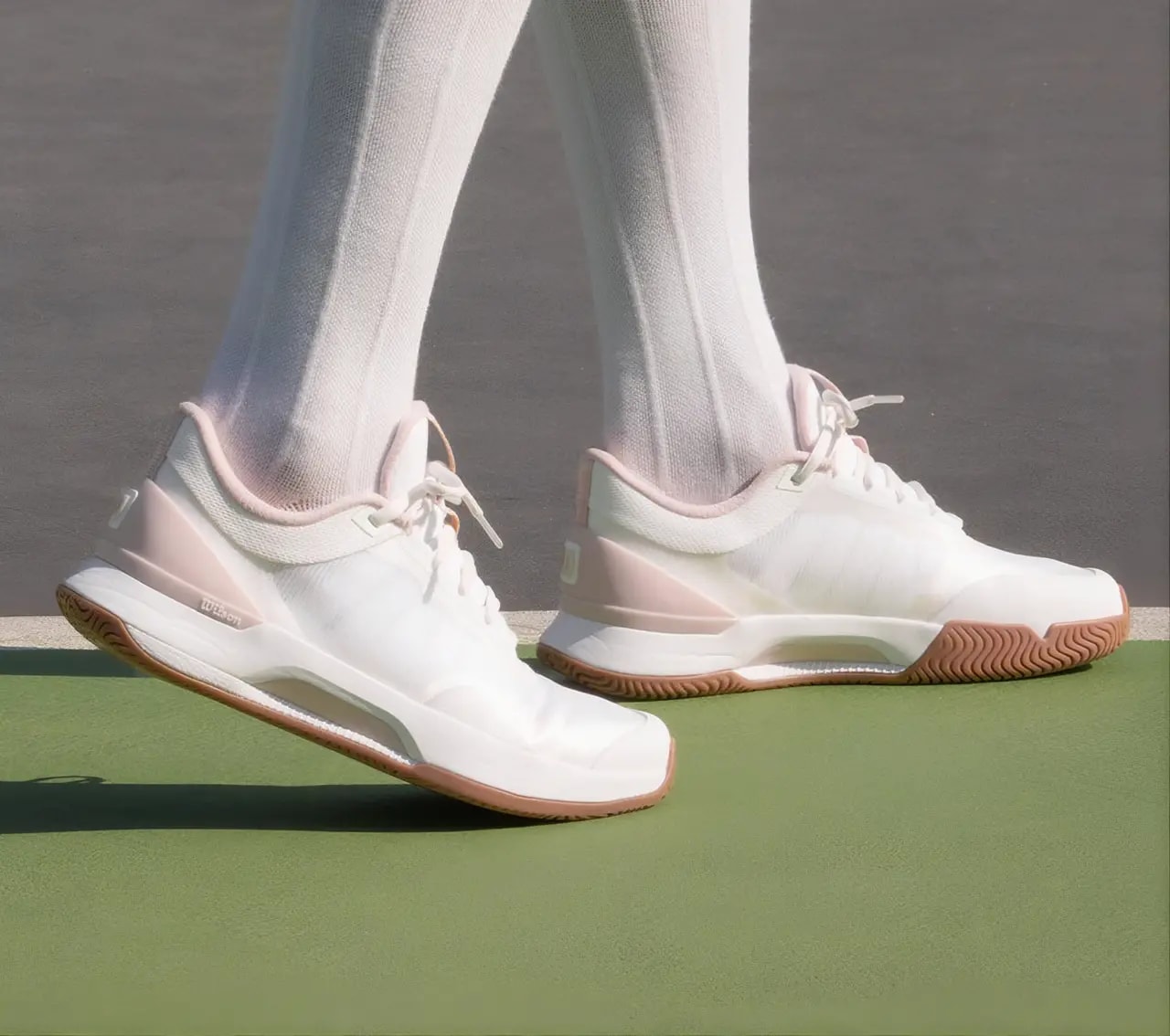 Giày Wilson Intrigue Tour Tennis 'White Pink' WRS337030 — ảnh 2