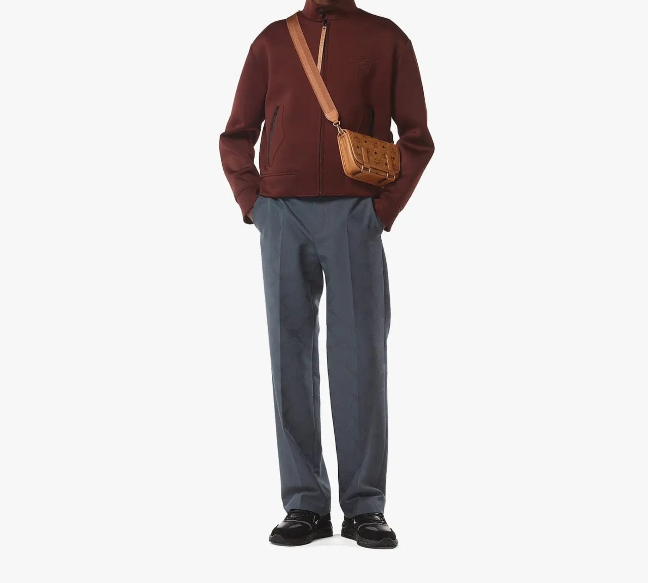 Túi MCM Aren Messenger Bag 'Cognac' MMMEATA02CO001 — ảnh 4