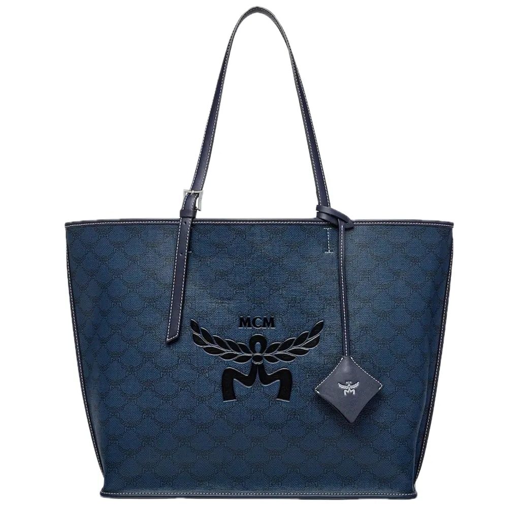 Túi MCM Himmel Shopper 'Navy' MWPESAC03VC001
