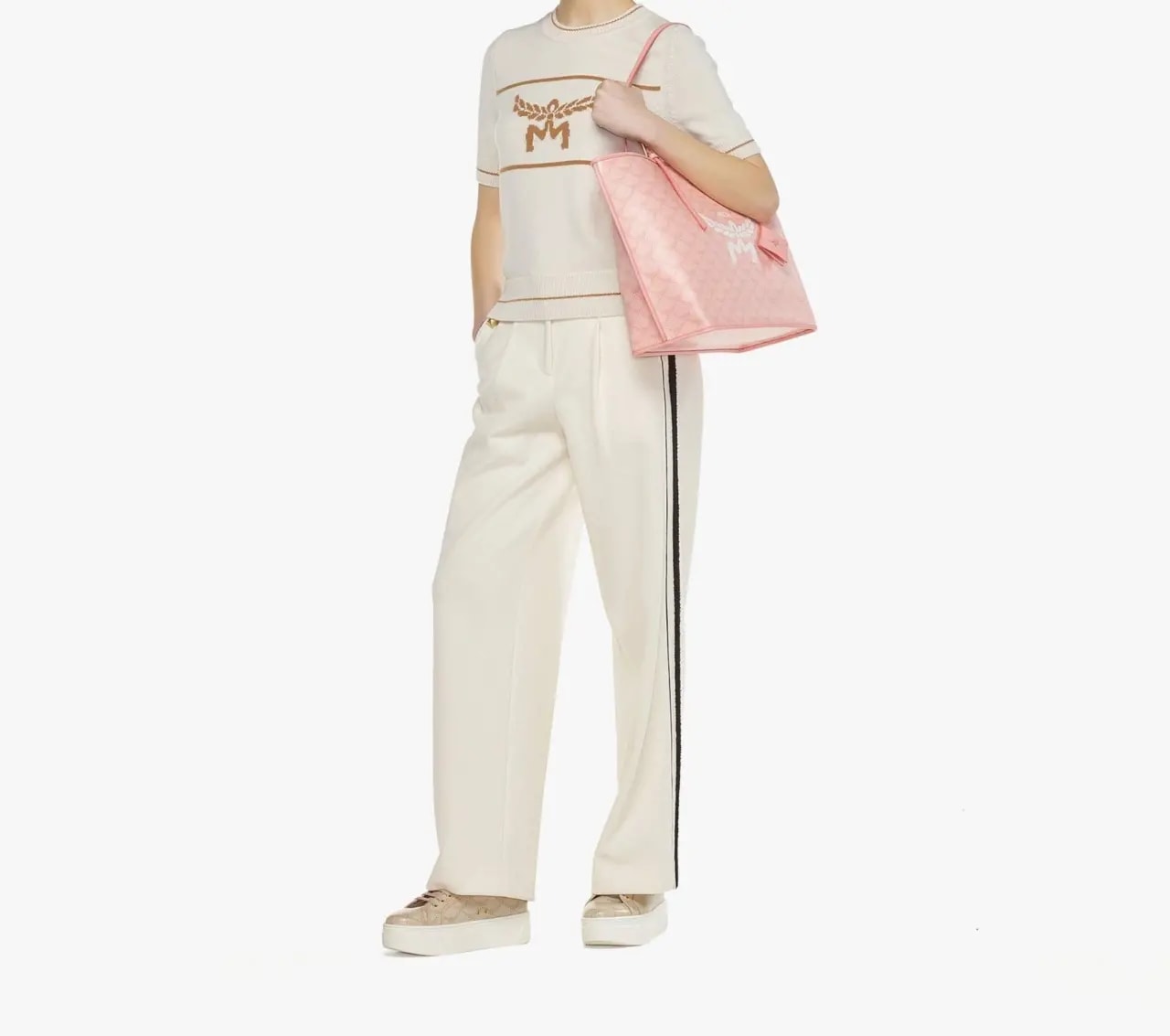 Túi MCM Himmel Shopper 'Pink' MWPESAC03P6001 — ảnh 3