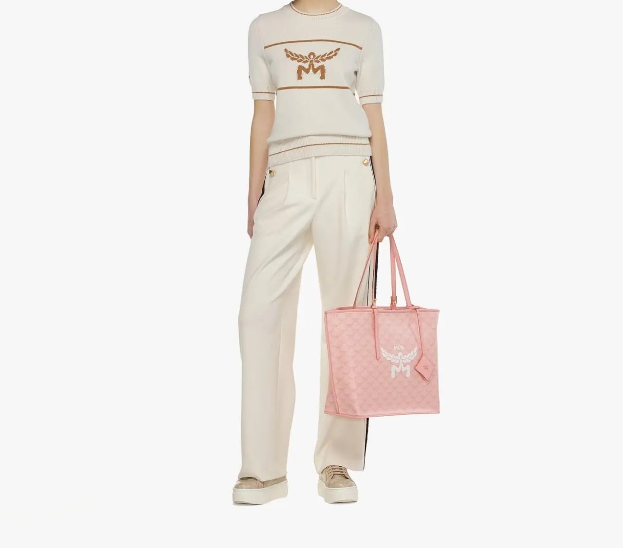 Túi MCM Himmel Shopper 'Pink' MWPESAC03P6001 — ảnh 2