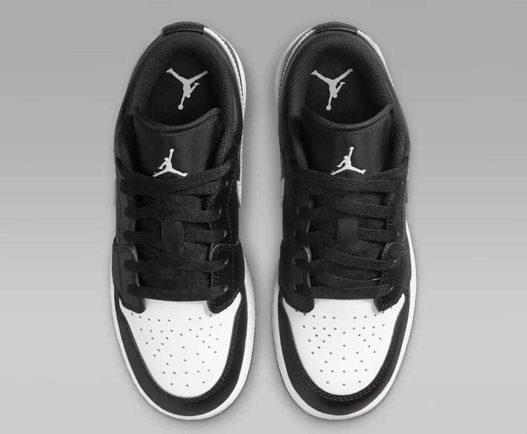 Giày Nike Air Jordan 1 Low 'Black Summit White' 553560-043 — ảnh 3