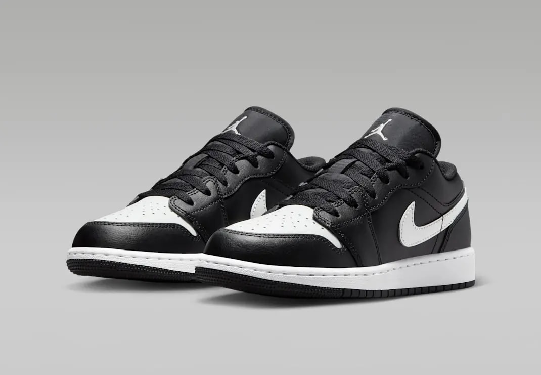 Giày Nike Air Jordan 1 Low 'Black Summit White' 553560-043 — ảnh 4