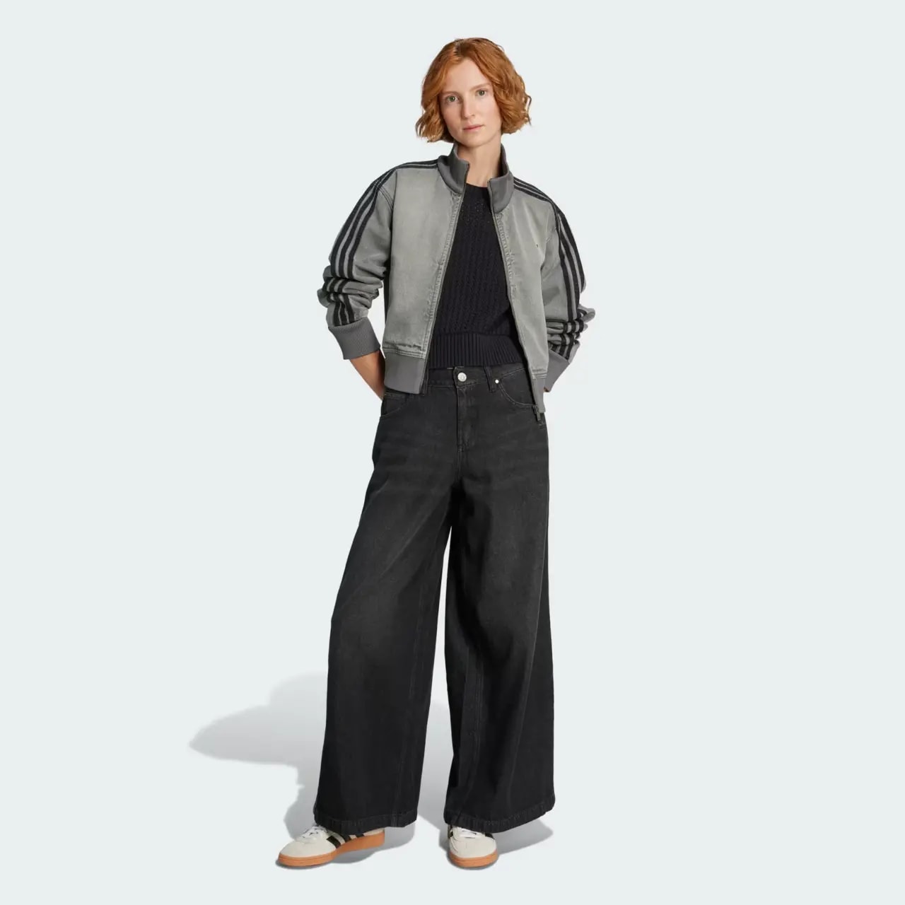 Áo Adidas Denim Tt 'Gray' JY2564 — ảnh 4