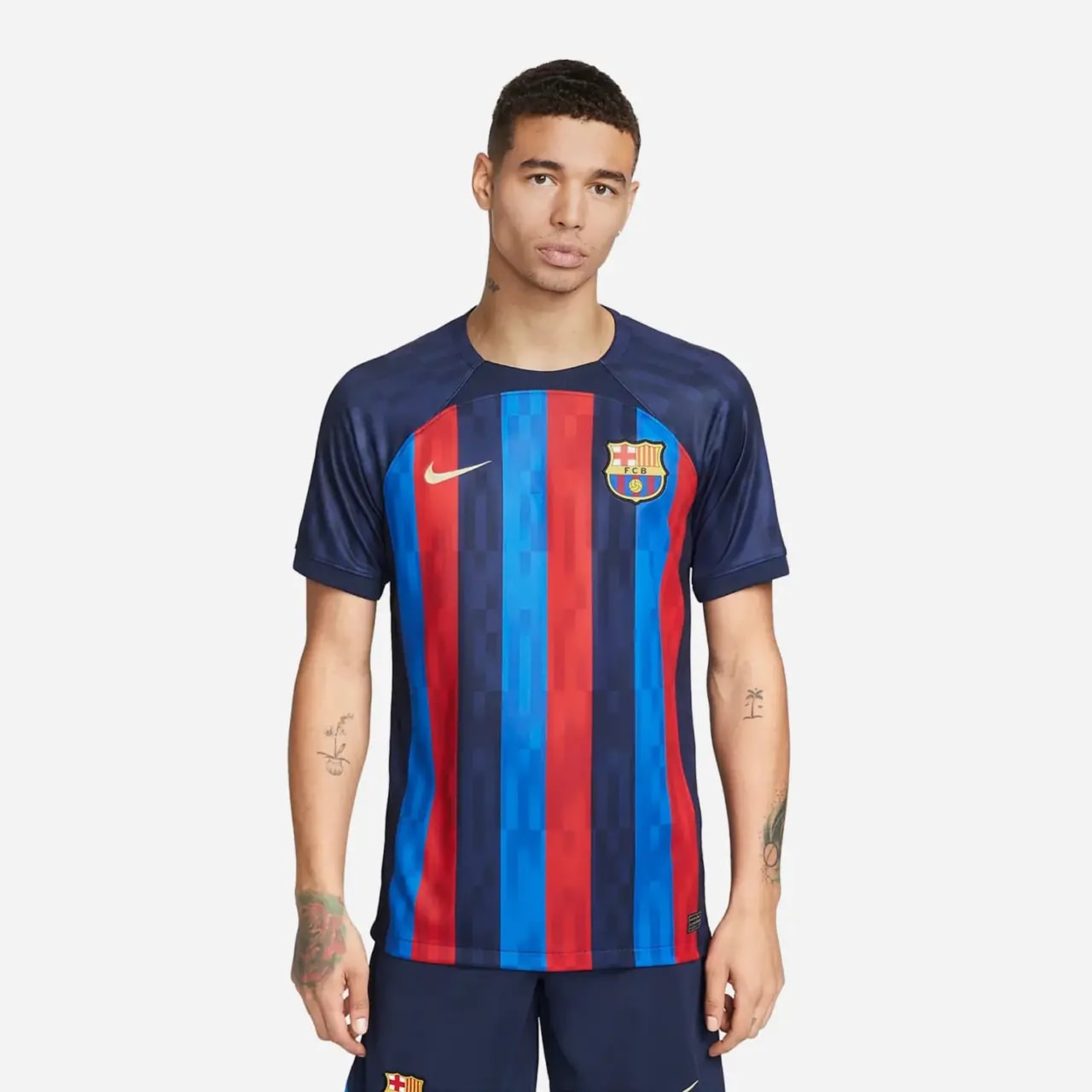 Áo Nike Dri-Fit F.C. Barcelona 2022/23 ‘Green Navy’ DM1840-452 — ảnh 2