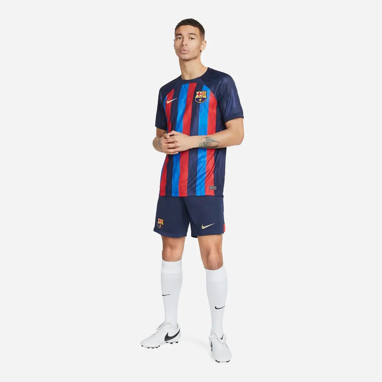 Áo Nike Dri-Fit F.C. Barcelona 2022/23 ‘Green Navy’ DM1840-452 — ảnh 3