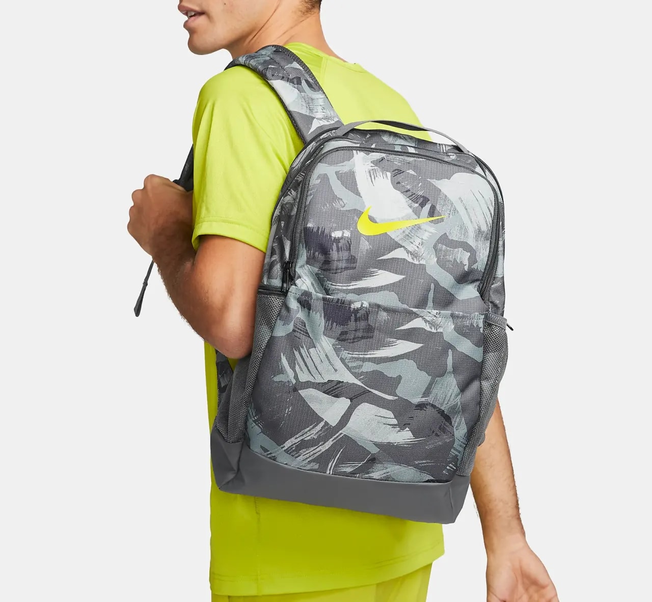 Balo Nike Brasilia Backpack 'Grey' DR6110-068 — ảnh 3