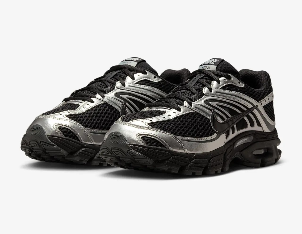 Giày Nike Air Max Moto 2K 'Black Metallic Silver' HQ2056-007 — ảnh 4