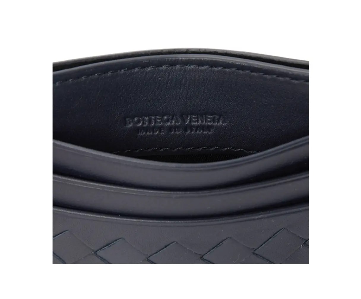 Ví Bottega Veneta Cow Leather ‘Navy’ 522326V47W18836 — ảnh 2
