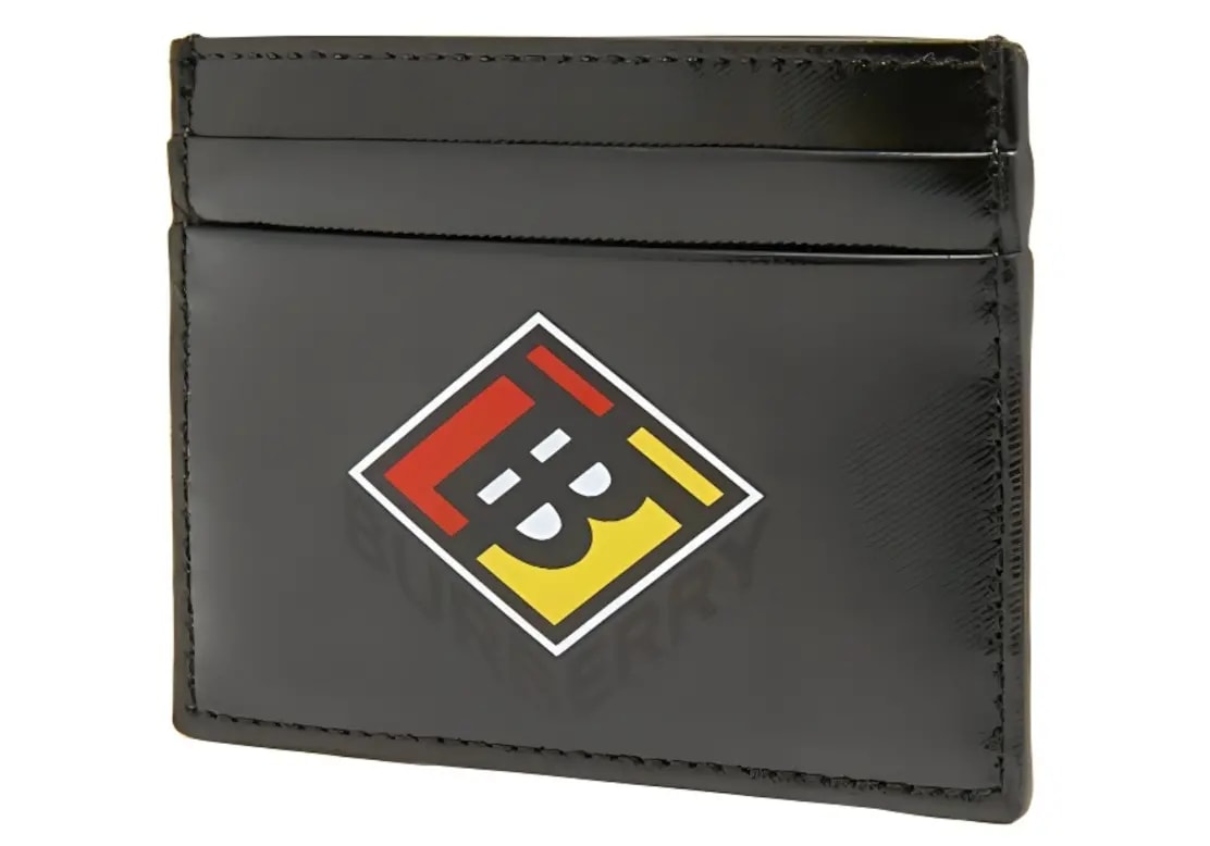 Ví Burberry TB Graffiti Logo Card Holder ‘Black’ 8021767 — ảnh 4