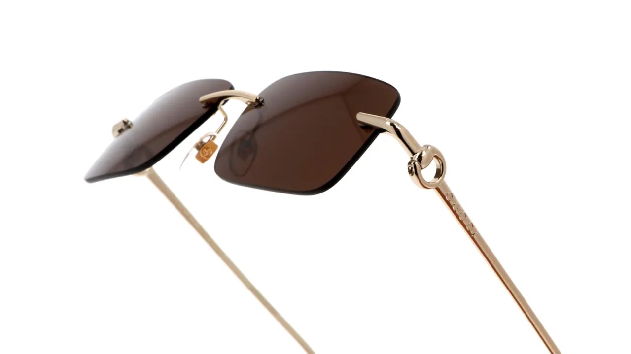 Kính Gucci Endura Rectangular Sunglasses ‘Gold’ GG1703S-004 — ảnh 4