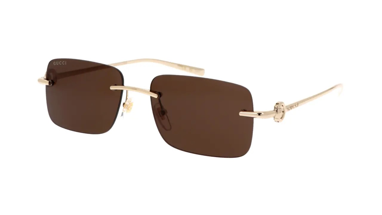 Kính Gucci Endura Rectangular Sunglasses ‘Gold’ GG1703S-004 — ảnh 5