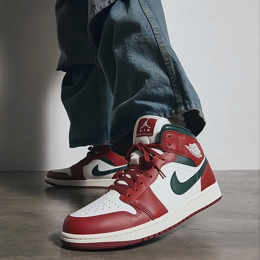 Giày Nike Air Jordan 1 Mid Picks Up 'Redstone' DQ8426-105 — ảnh 4