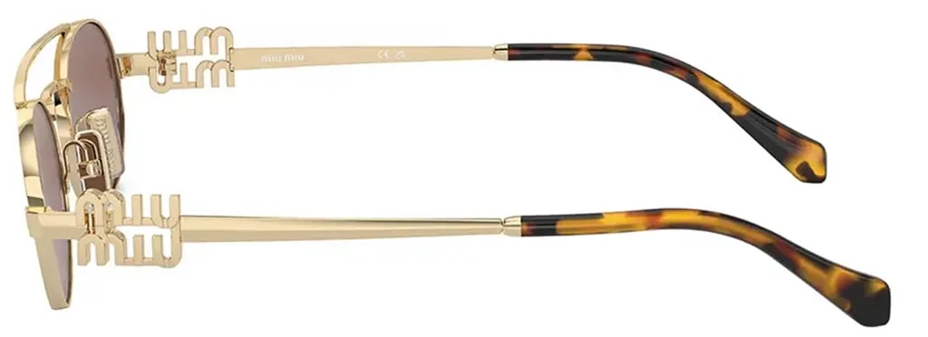 Kính Miu Miu Sunglasses ‘Pale Gold’ 0MU-54ZS-ZVN70D — ảnh 2