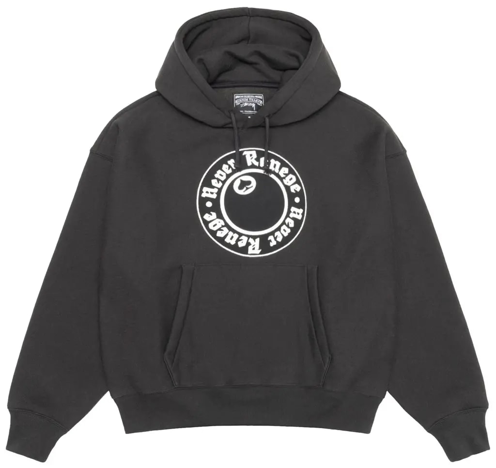Áo Stussy x Denim Tears Graphic Hoodie 'Black' 318050 — ảnh 3