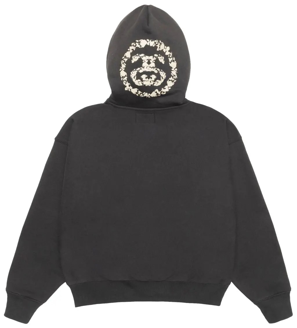 Áo Stussy x Denim Tears Graphic Hoodie 'Black' 318050 — ảnh 2