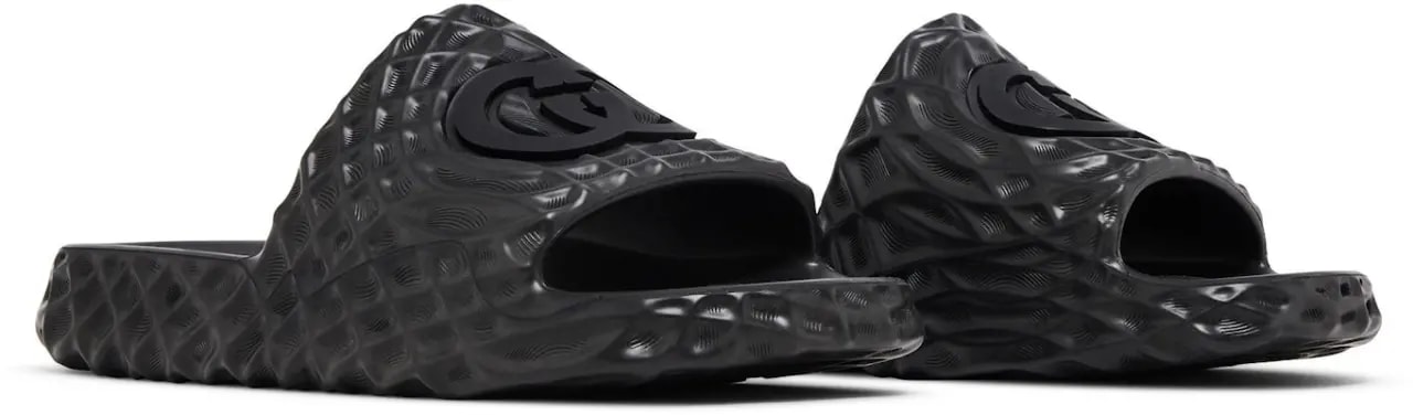 Dép Gucci Interlocking G Slide Sandal ‘Black’ 770801-J8710-1000 — ảnh 3