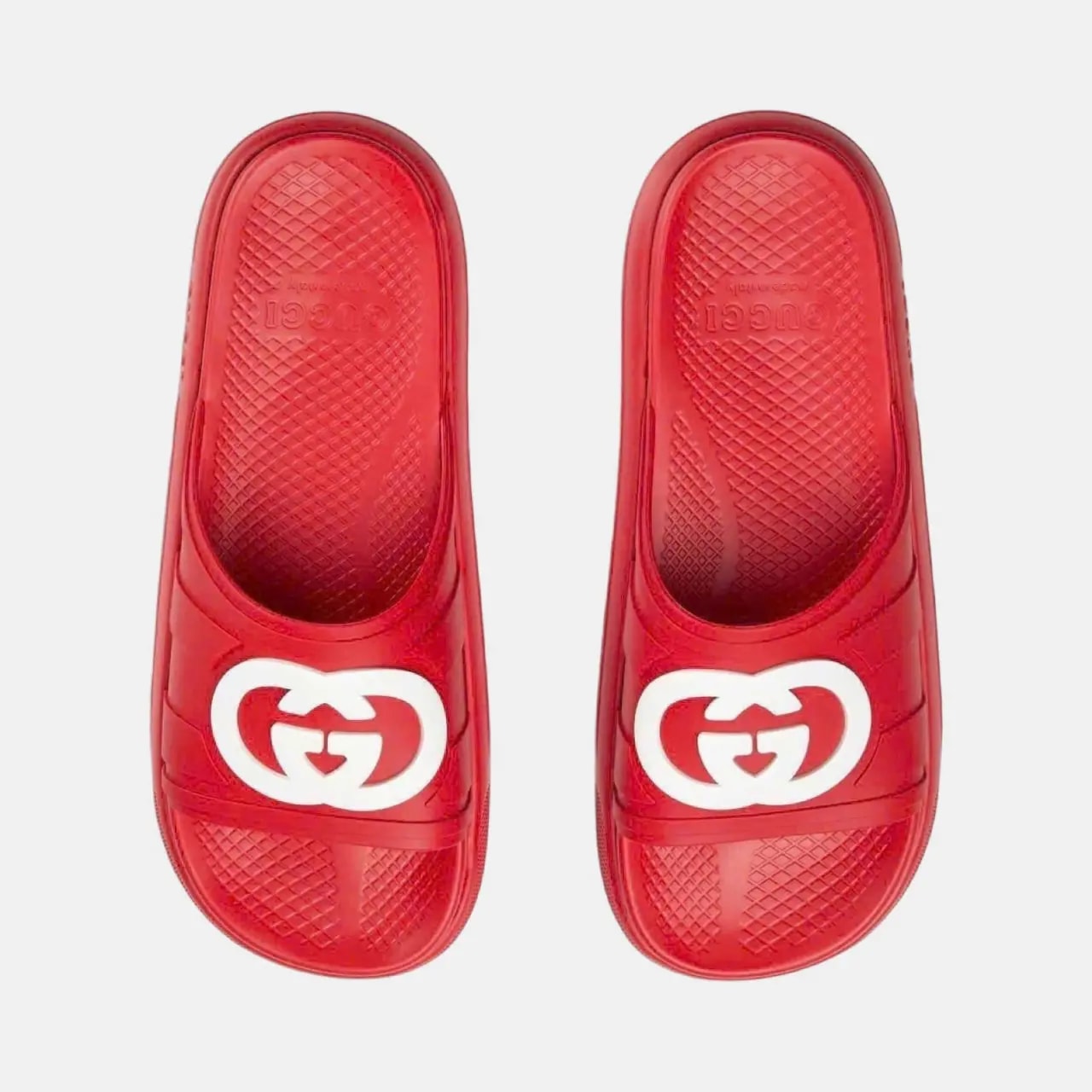 Dép Gucci Interlocking G Slide ‘Red’ 780296-J8700-6508 — ảnh 2