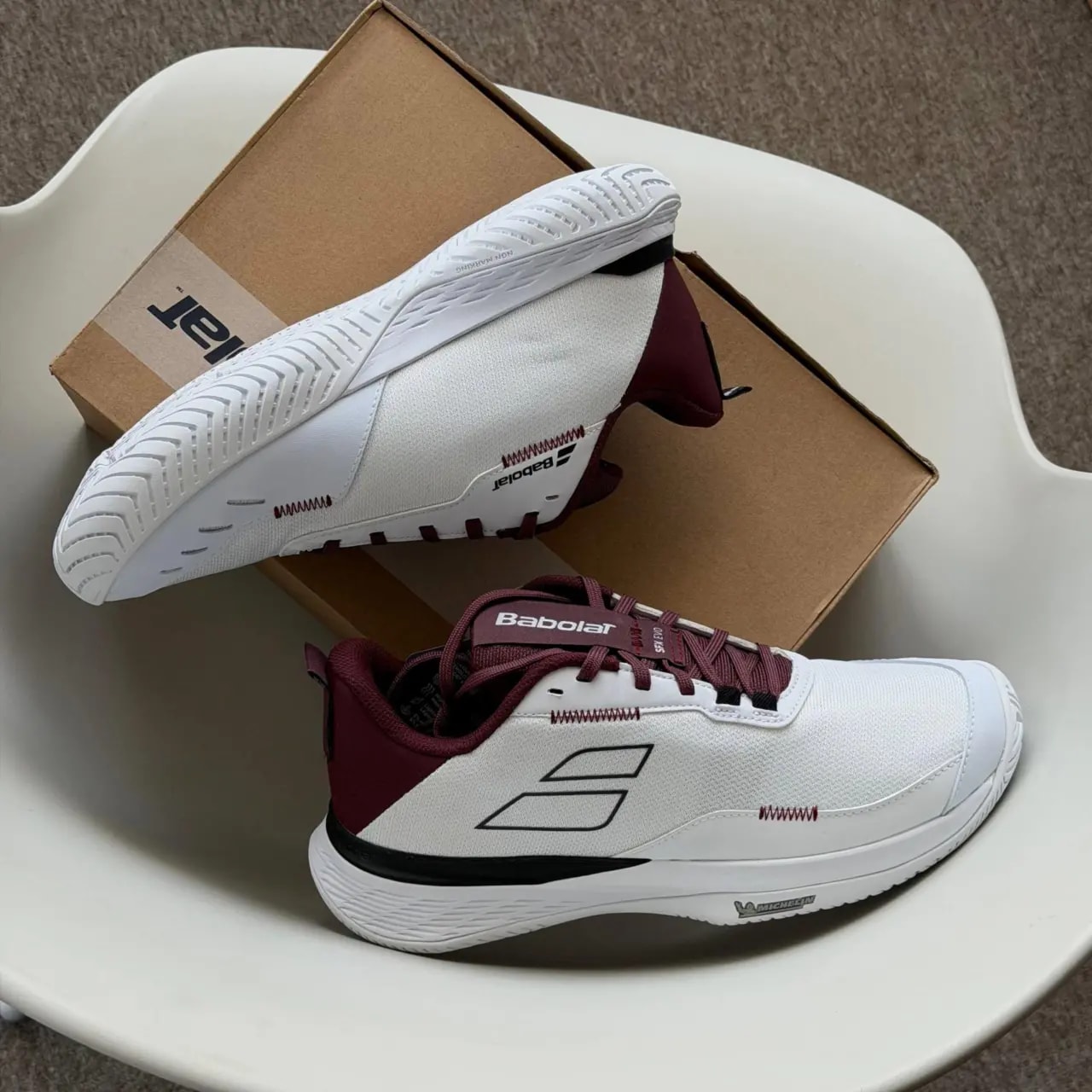 Giày Babolat SFX Evo ‘White’ 3A0F25A555-1109 — ảnh 2