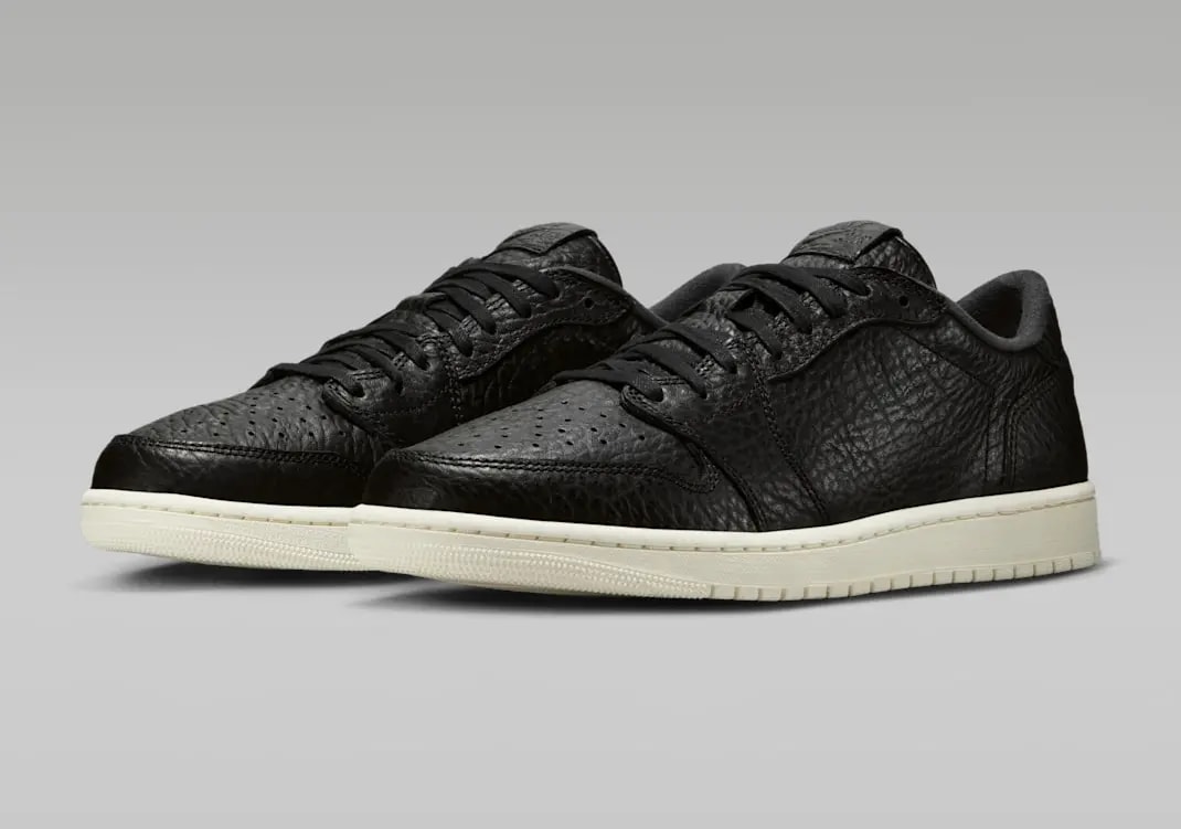 Giày Nike Air Jordan 1 Retro Low 'Swooshless Black' 848775-005 — ảnh 4