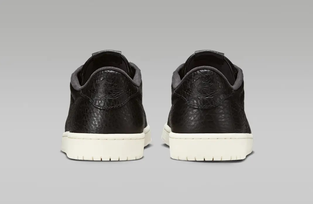 Giày Nike Air Jordan 1 Retro Low 'Swooshless Black' 848775-005 — ảnh 5