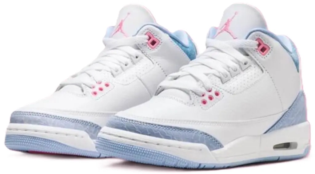 Giày Nike Air Jordan 3 Retro GS ‘White Cobalt Bliss’ HQ0784-101 — ảnh 2