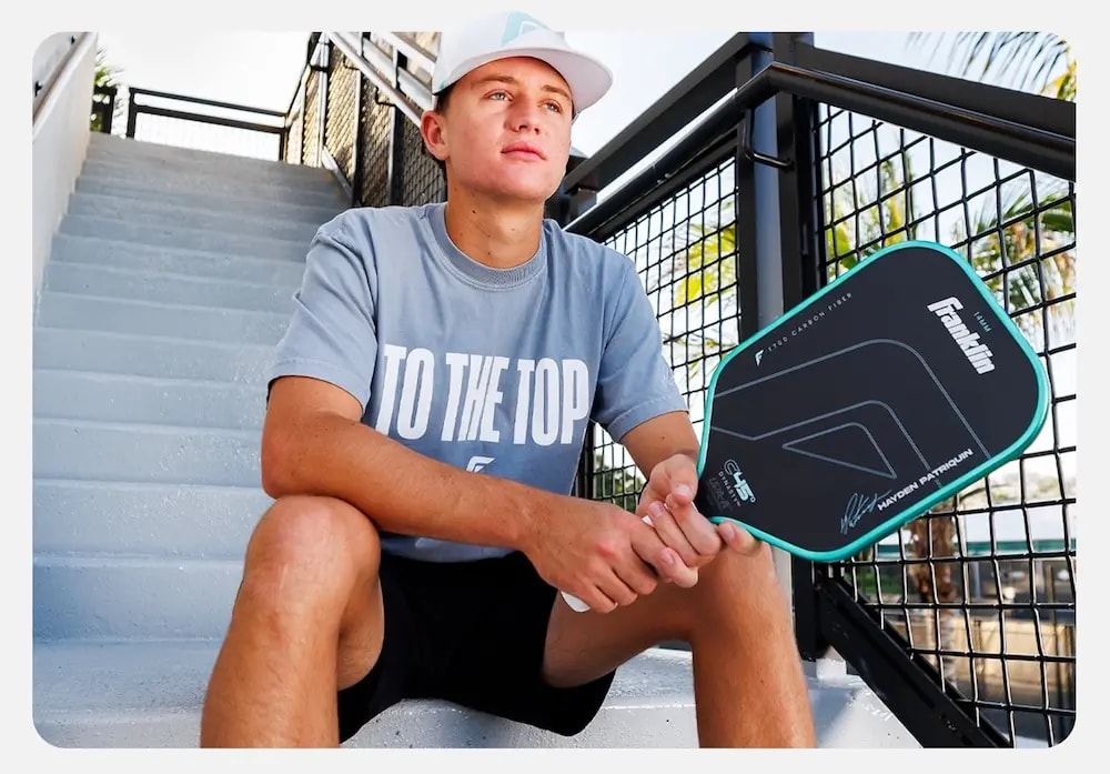 Vợt Pickleball Franklin C45 Hayden Patriquin Edition 'Blue Black' — ảnh 3