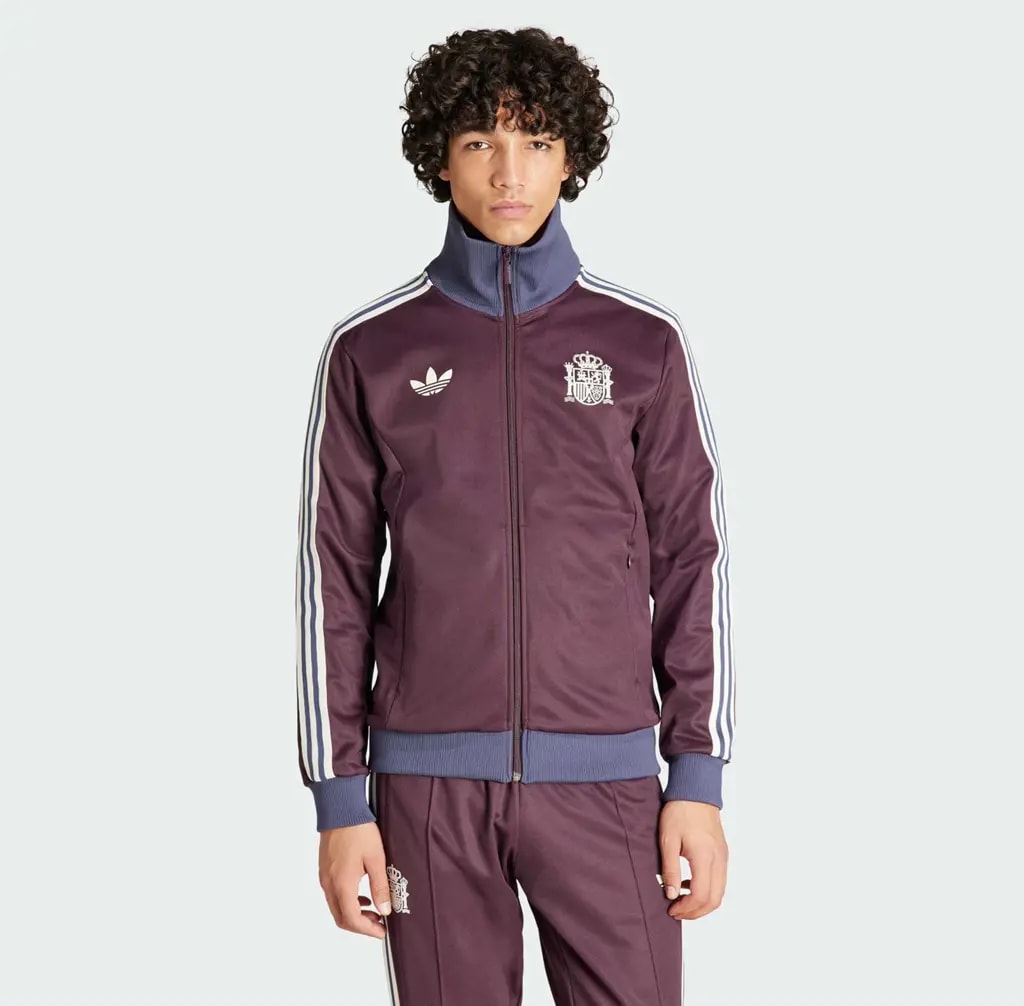 Áo Adidas Spain Beckenbauer Track Top Jacket 'Red' IU2136 — ảnh 2