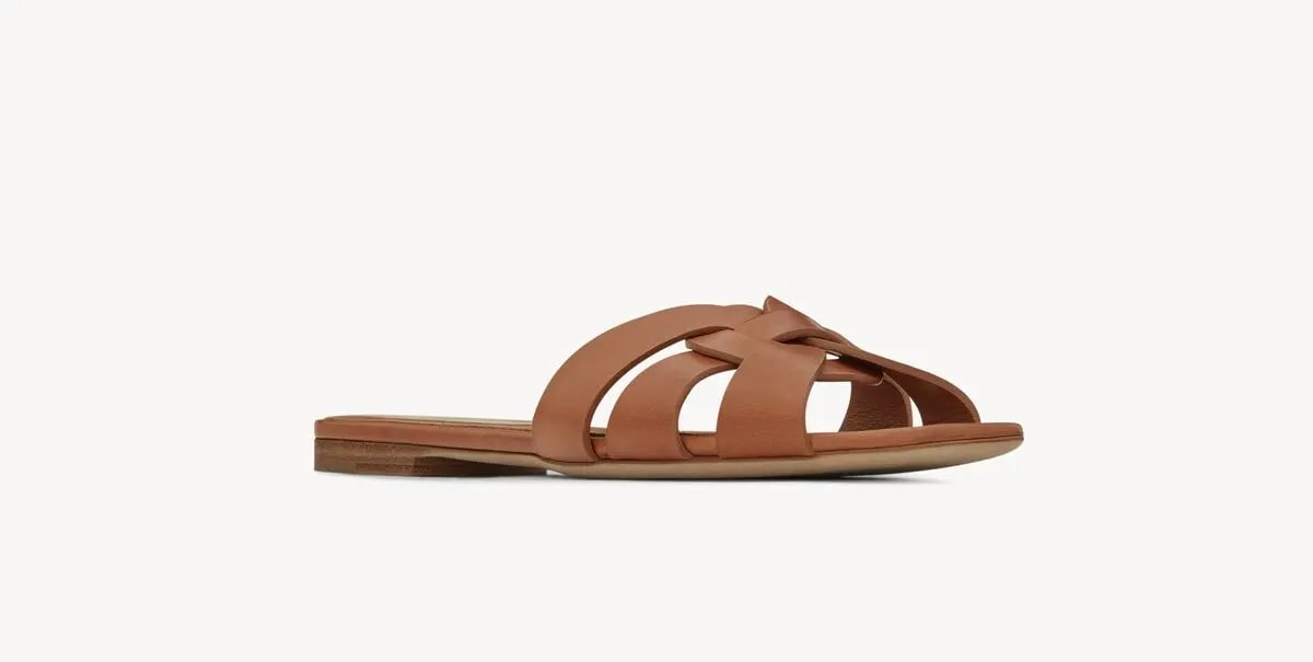 Dép Saint Laurent Slides 'Amber' 571952BDA002206 — ảnh 3