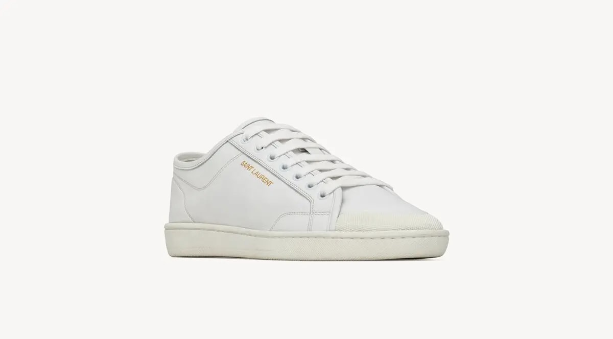 Giày Saint Laurent Flat 'White' 81950100N009030 — ảnh 3