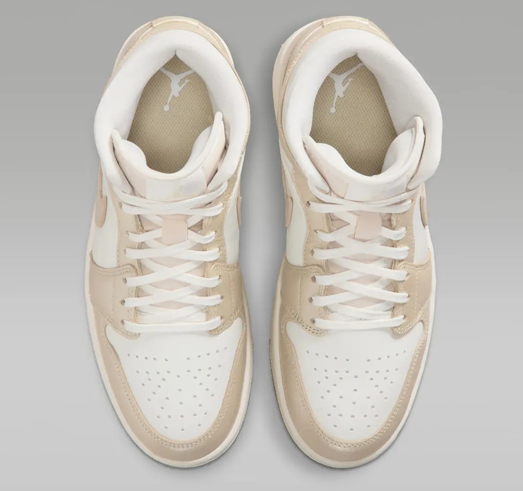 Giày Nike Air Jordan 1 Mid SE 'Metallic Team Gold'  HV5159-100 — ảnh 3