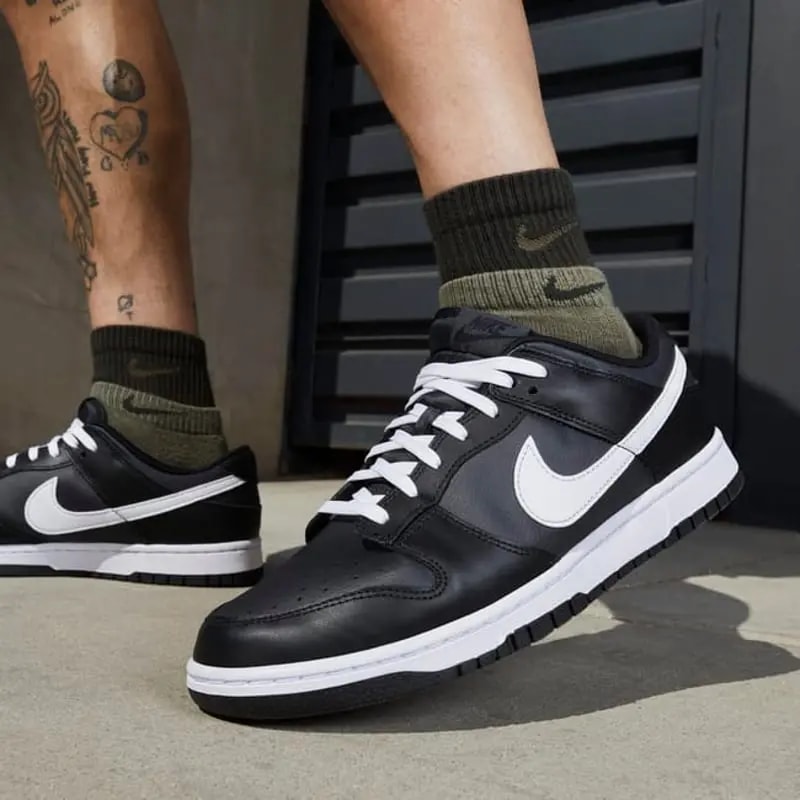 Giày Nike Dunk Low 'Black White' DJ6188-002 — ảnh 2